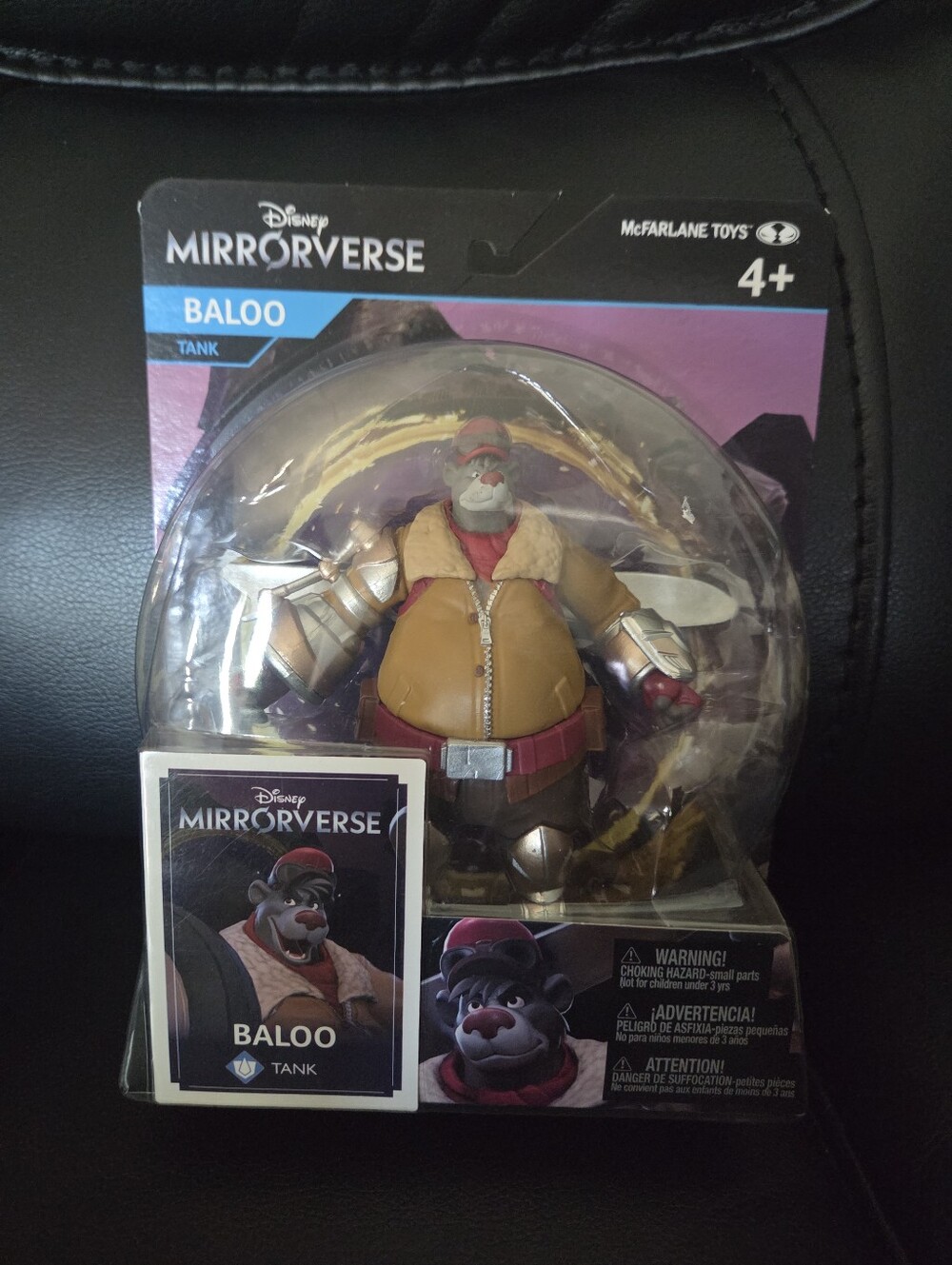 McFarlane Toys 5-inch Action Figure of Baloo from the Disney Mirrorverse Game